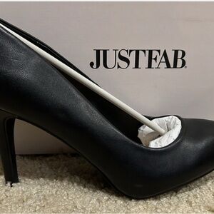 JustFab Elegant Black Heels